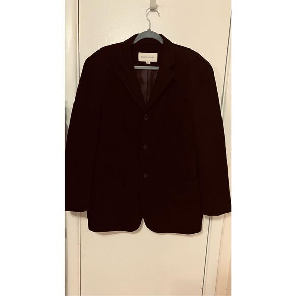 Pronto - Uomo Black Wool Blend Blazer Jacket Womens Size M - Picture 6 of 9